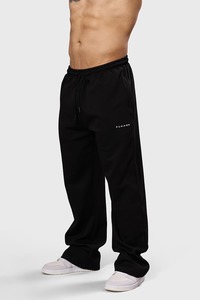 Mens Joggers Track Pants: Eclipse Straight Track Black