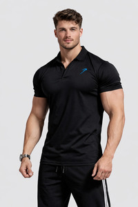All Black: Obsidian Polo T-shirt Black