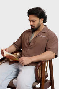 Gym Tshirts For Men: Ashline Oversized Shirt Mocha