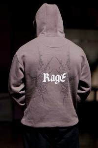 Hoodies Jackets: Rage Oversized Hoodie Brown