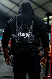 Hoodies Jackets: Rage Oversized Hoodie Black