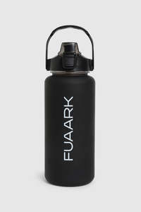 All Black: Hydrate 2 Ltr Gallon Bottle Black