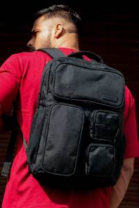 All Black: Multi Utility Backpack Black
