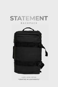 All Black: Statement Backpack Bag Black