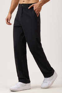Mens Joggers Track Pants: All Day Slim Pants Black