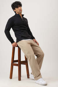 Mens Joggers Track Pants: All Day Slim Pants Beige