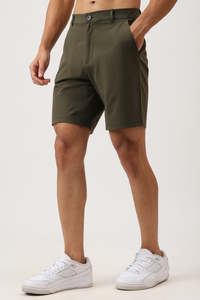 Gym Shorts Men: All Day Slim Shorts Military Green