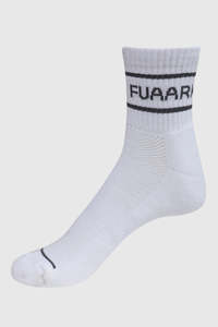 Accessories: Legacy Quarter Socks White/Dark Grey