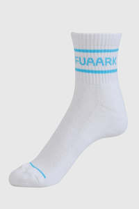 Accessories: Legacy Quarter Socks White/Blue