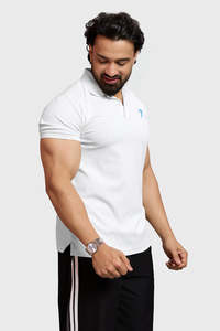 Polos: Obsidian Polo T-shirt White