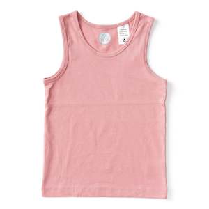 Blush - Bamboo & Organic Cotton Singlet - Lulu Funk