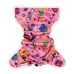 Fudgey Originals Cloth Nappy: Fudgey ORIGINALS 3'n'1 - Lucid Blooms