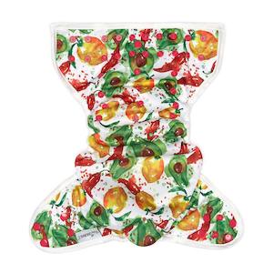 Fudgey Originals Cloth Nappy: Fudgey ORIGINALS 3'n'1 - Hot Guac