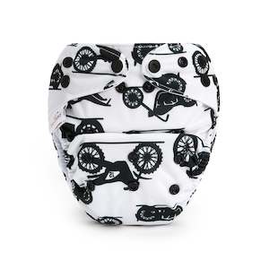 Fudgey TRIMS™ 2.0 Pocket Nappy - Motorbikes