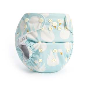 Trim Fit Nappy: Fudgey TRIMS™ 2.0 Pocket Nappy - Swans