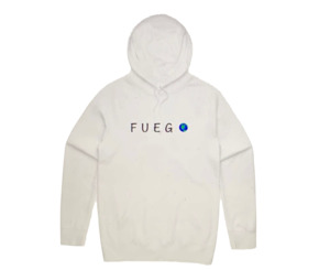 Fuego Collection Hoodies: Fuego World White Hoodie