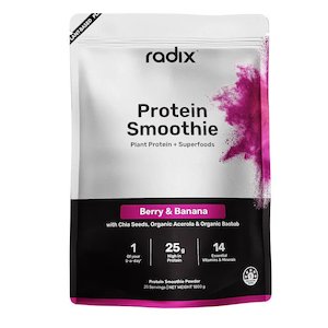 Frontpage: Radix Protein Smoothie - Plant Based