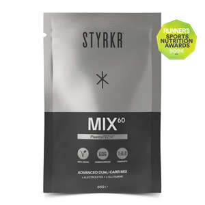 Frontpage: Styrkr Mix60 Dual-Carb Energy Drink Mix