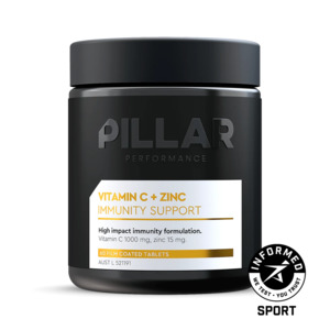 Frontpage: Pillar Performance Vitamin C + Zinc (60 Serves)