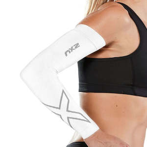 Compression Wear: 2XU Run Flex Compression Arm Sleeves - unisex