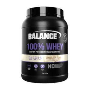 Balance 100% Whey Protein 1kg & 2kg
