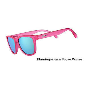Sunglasses: Goodr OG Sunglasses Flamingos On A Booze Cruise