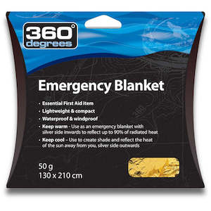 First Aid Safety: 360 Degrees Emergency Blanket