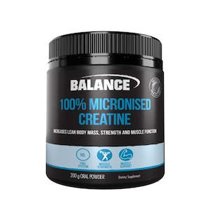Supplements: Balance 100% Micronised Creatine 200g