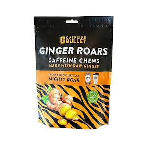 Ginger Roars by Caffeine Bullet 60 Chew Pack Special