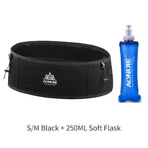 Waist Belts: AONIJIE Running Hydration Belt with 250ml Soft Flask