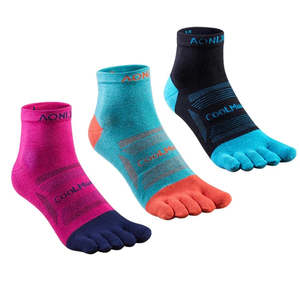 Aonijie Trail Crew Toe Socks 3pk