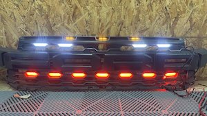 Full Throttle Parts: 2022+ Ford Ranger Raptor Amber/White Lower Grille LED