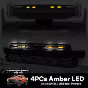 2022+ Ford Ranger Raptor Amber/White Upper Grille LED
