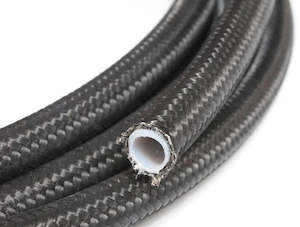 200 Series Black Nylon PTFE Braided Hose per 0.5m/500mm