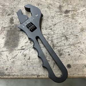 Full Throttle Parts: Black AN3-AN16 Aluminium Adjustable Wrench