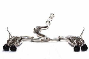 Invidia Exhausts: Invidia R400 Cat back Exhaust Titanium Tips Straight Cut 11-14 WRX, 07-14 STI HATCH | HS08STI5GM4ST