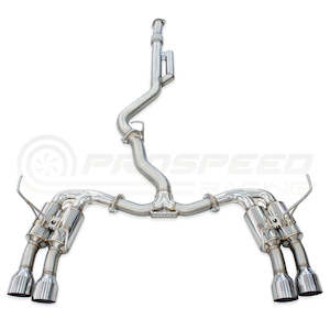 Invidia Exhausts: Invidia R400 Cat Back Exhaust w/SS Straight Cut Tips WRX VB 22+ Sedan | HS22SW4GM4SS