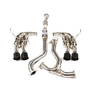 Invidia Exhausts: Invidia R400 Cat back Exhaust Signature Edition Black Tips 10-21 WRX & STI SEDAN | HS15STI5GM4SB