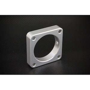Torque Solution Throttle Body Spacer (Silver): Nissan Sentra SE-R Spec V 2007-2012