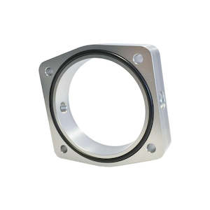 Torque Solution Throttle Body Spacer (Silver): Fits Nissan / Infiniti VQ35DE Engine