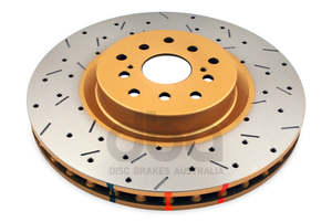 Subaru WRX STI 02-11 4000 XS Crossdrilled/slotted KP Front DBA Disc Brake Rotors