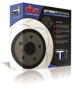 Ford EA-ED 88-94 Street T2 Slot KP Front DBA Disc Brake Rotors