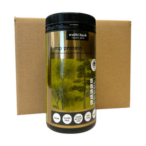 Flour Fibre Protein Seed: Hemp Protein 550g Carton of 5 Pottles