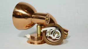 copper lamps by Beamalite