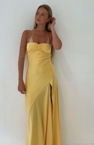 Rentals: HNTR THE LABEL-GAIA GOWN GOLD SUN