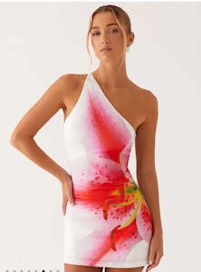 PEPPERMAYO - ALWAYS SUNNY MINI DRESS WHITE FLORAL