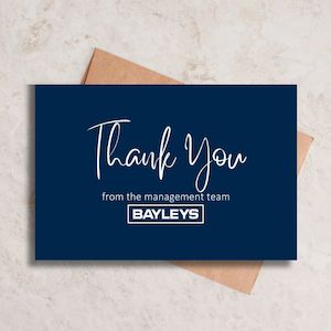 bulk: Thank You Cards - Branded