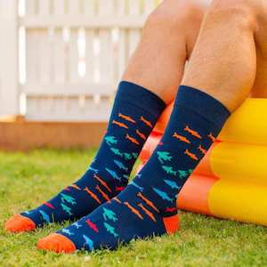 Mens Socks: Men's Schools In Bamboo Crew Sock