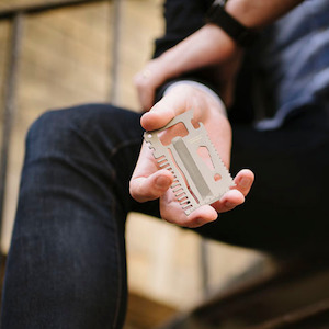 Gents Hardware And Triumph And Disaster: Gentlemen's Hardware - Credit Card Multi Tool Titanium - GEN267