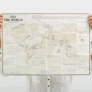 Travel Maps: Tyvek Travel Map